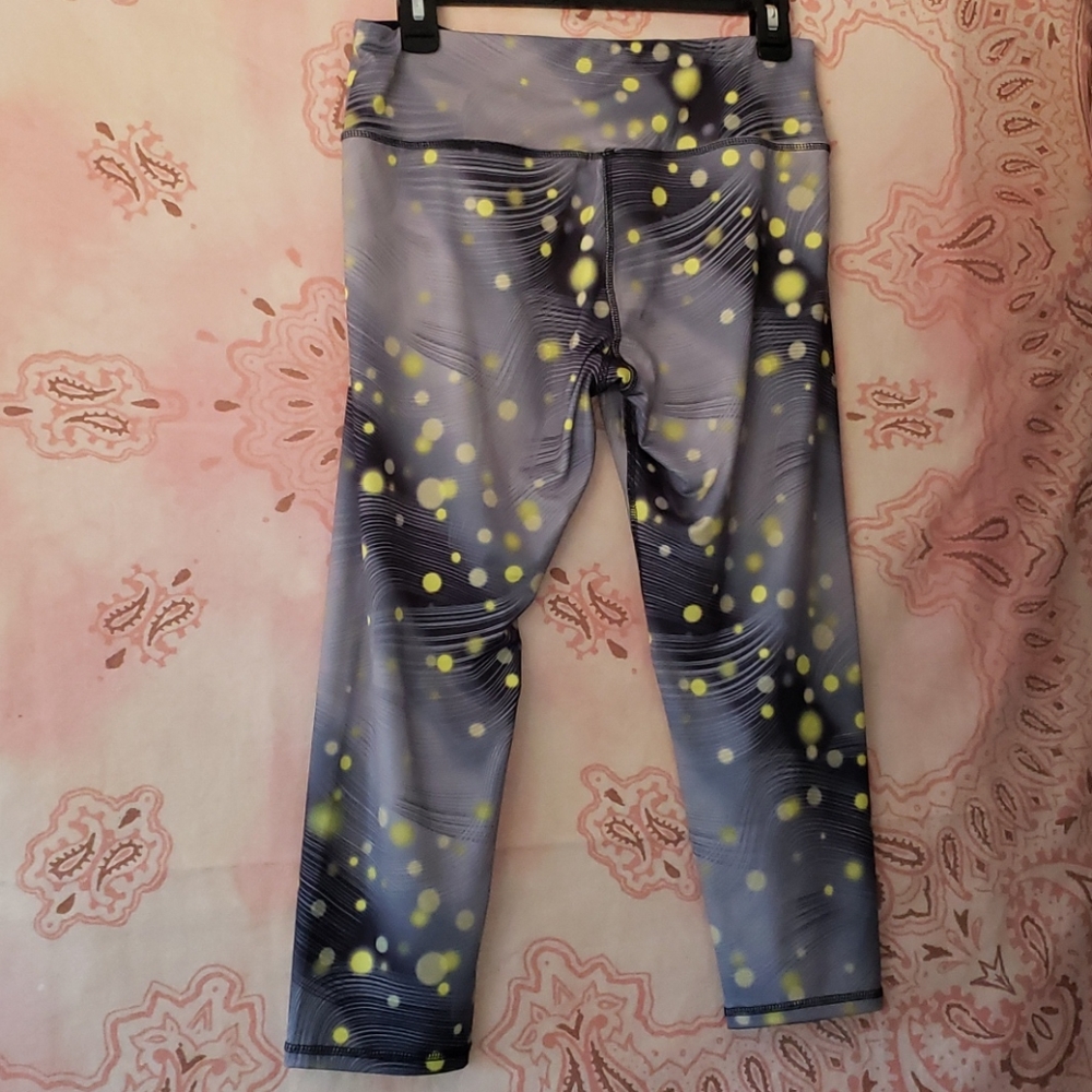 Workout Pants. Yoga Athletic. Spots Lights Stripes - Picture 2 of 9